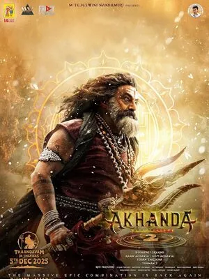 Akhanda 2 2025 Hindi Dual Audio Movie Poster