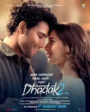 Dhadak 2 2025 Hindi Audio Movie Poster