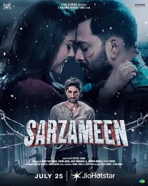 Sarzameen 2025 Hindi Movie Poster