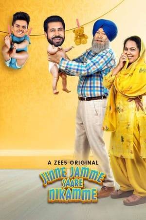 Jinne Jamme Saare Nikamme (2021) Punjabi Movie [1GB] Movie Poster