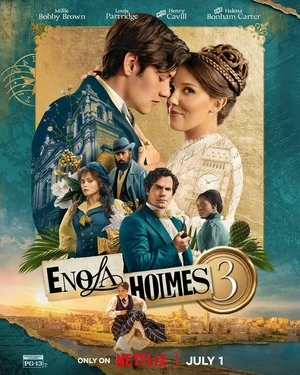 Enola Holmes 3 2026 Hindi Dual Audio Movie Poster