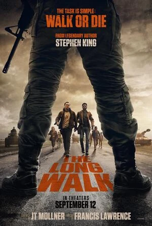 The Long Walk 2025 Hindi Dual Audio Movie Poster