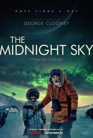 The Midnight Sky 2020 Hindi Dual Audio Movie Poster