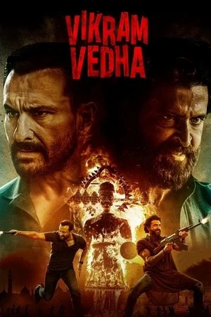 Vikram Vedha 2022 Hindi Dual Audio Movie Poster